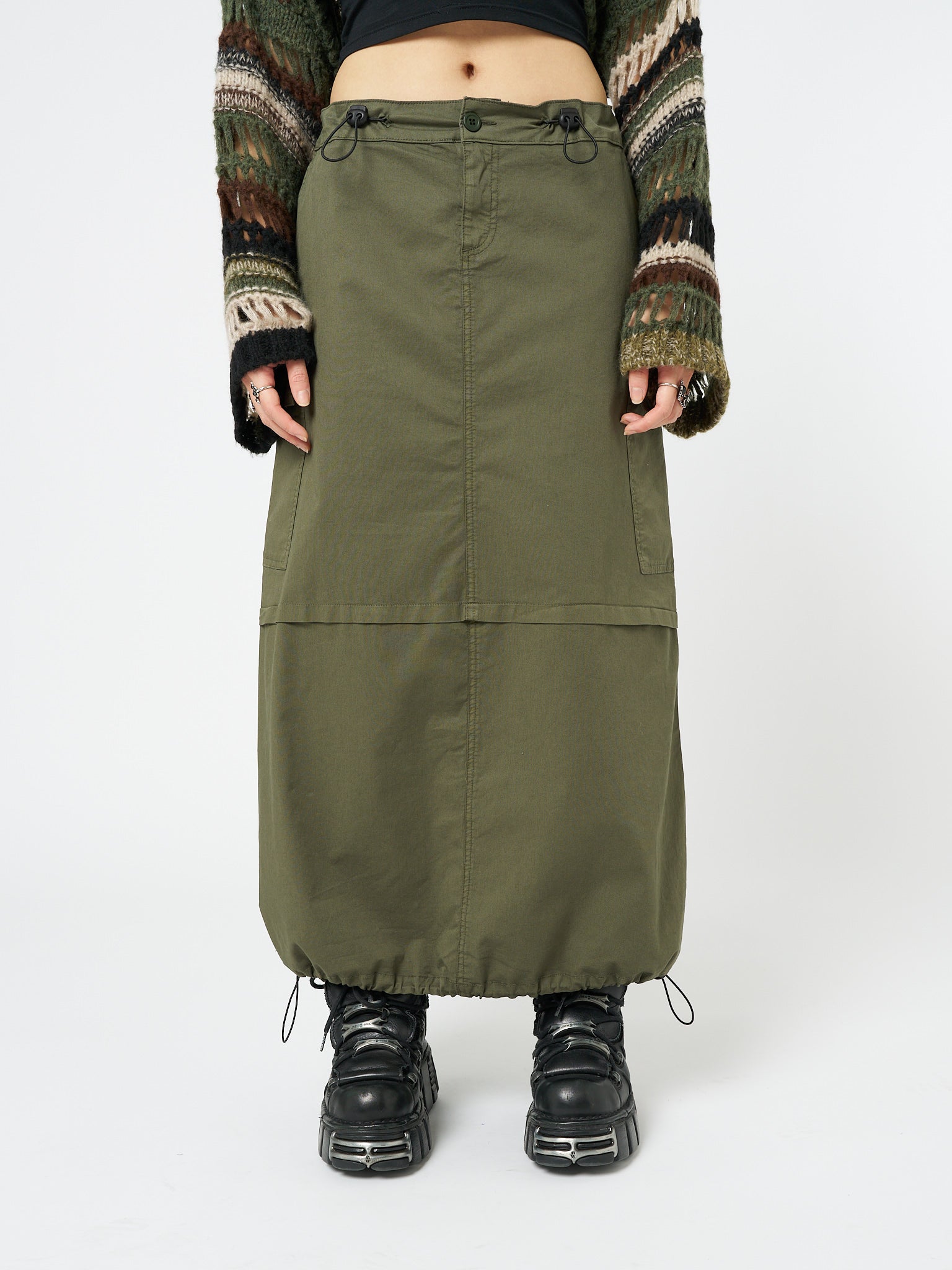 Maxi Cargo Skirt
