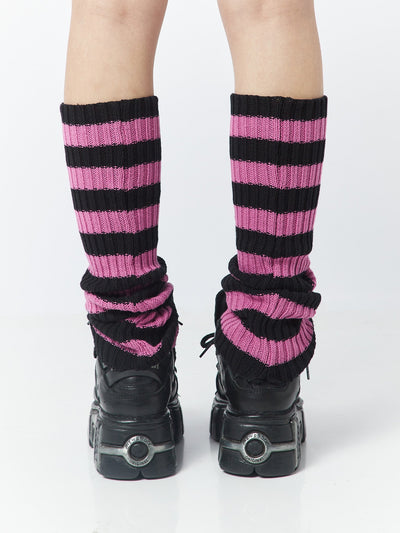 All Striped Up Leg Warmers - Minga EU