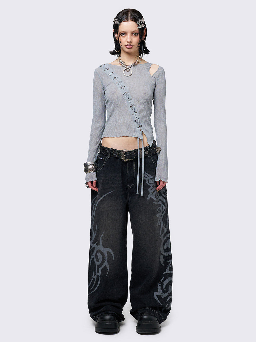 関税込◆特価/完売前に【MINGA LONDON】アシンメトリー スカート 関税込◇特価/完売前に【MINGA LONDON】アシンメトリー スカート