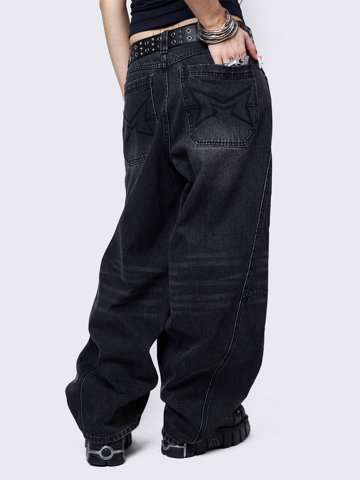 パンツ Washed Black Super Baggy Jeans Men's Washed Black Super Baggy Jeans | Men's Bottoms