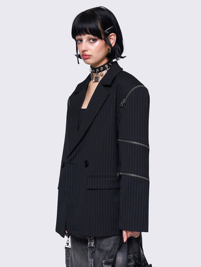 Blair Pinstripe Blazer