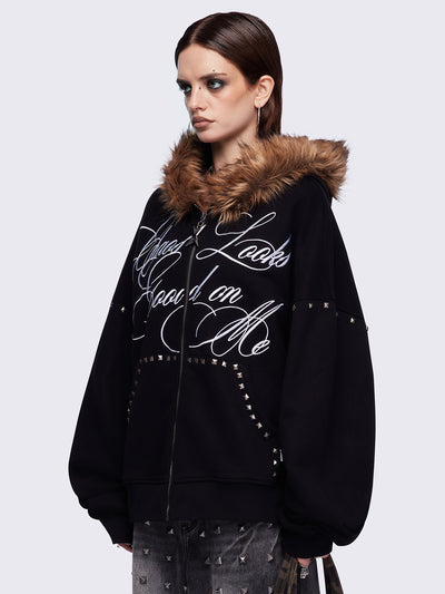 Chaotic Self Zip Up Hoodie