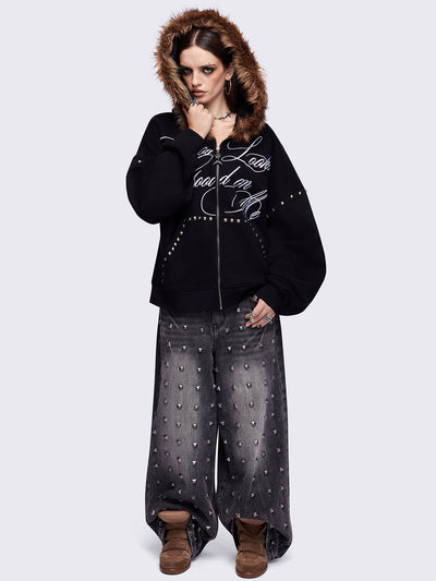 Chaotic Self Zip Up Hoodie