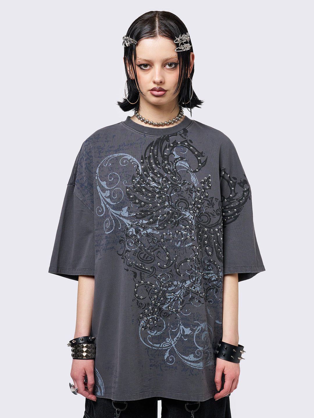 【massnoun】23SS★ OLD LONDON POCKET OVERSIZED T-SHIRTS PLUNGE OVERSIZED T-SHIRT - MASSNOUN | 60% - Asian Fashion