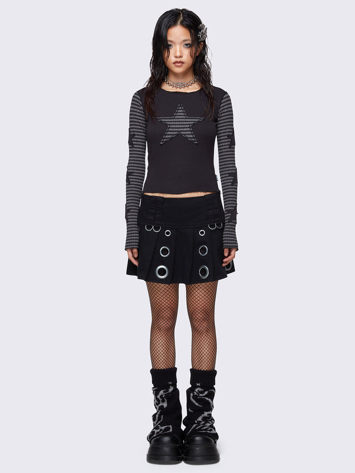 トップス melt the lady horoscope sweat star black MELT THE LADY horoscope sweat star black トップス
