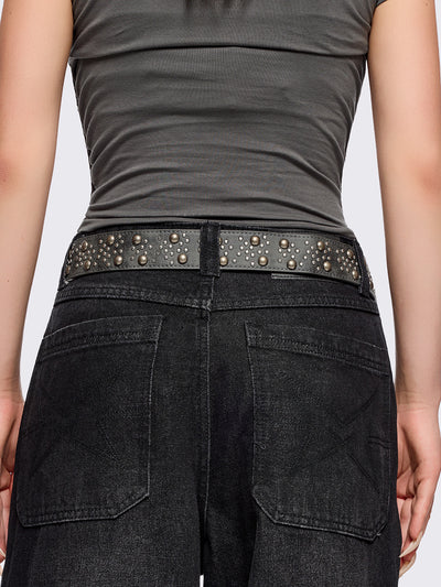 Crave Studded Buckle Belt