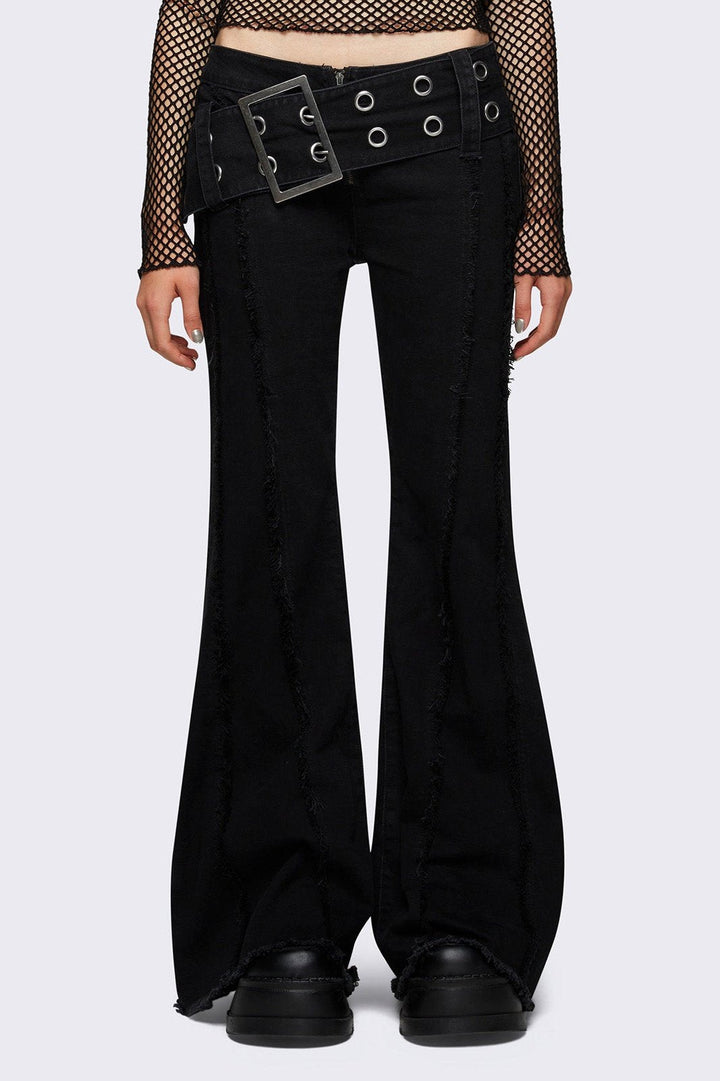 Disco_Belted_Distressed_Flare_