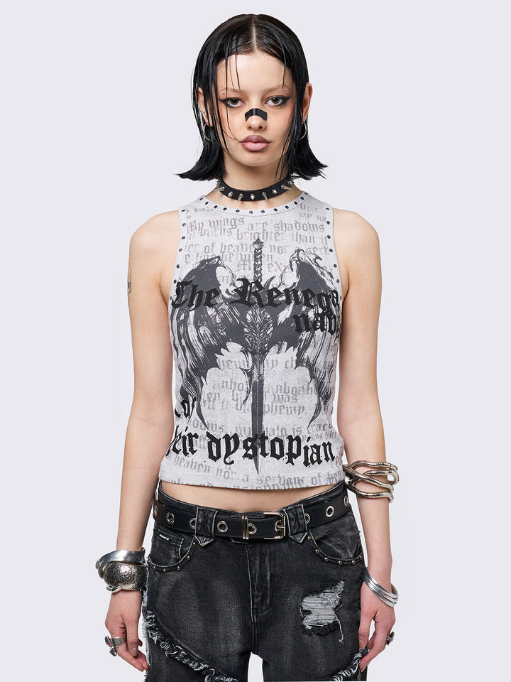 トップス julius 2012-13FW graphic venus vest Venus Denim Logo Vest (7-14) | GUESS Factory