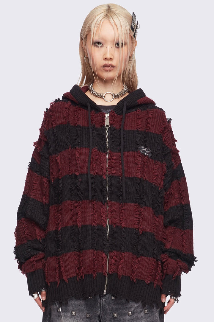 Ellis_Red_Knitted_Zip-