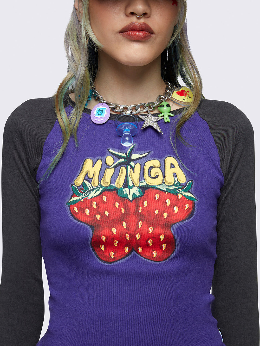 トップス maimia Manon Cardi FLASH - PURPLE RAIN MerchTraffic-PRN3412-Purple-W-