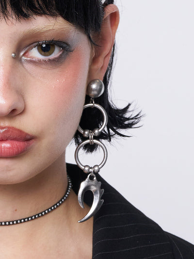 Frenzy Silver Earrings