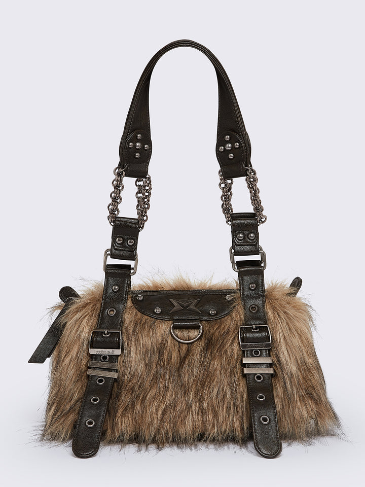 Gigi_Brown_Furry_Shoulder_Bag1