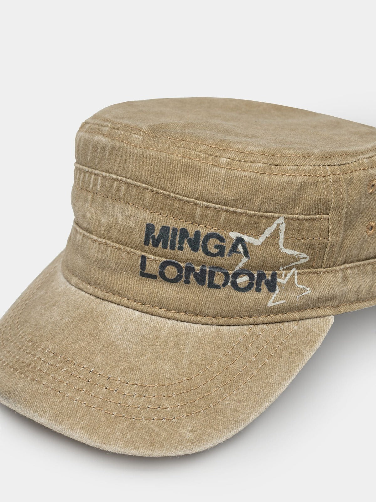 Minga Star Beige Military Cap - Minga EU