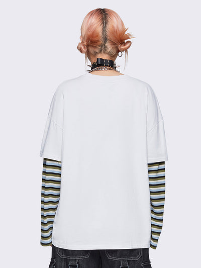 Minga x Dakota Braun Layered T-shirt