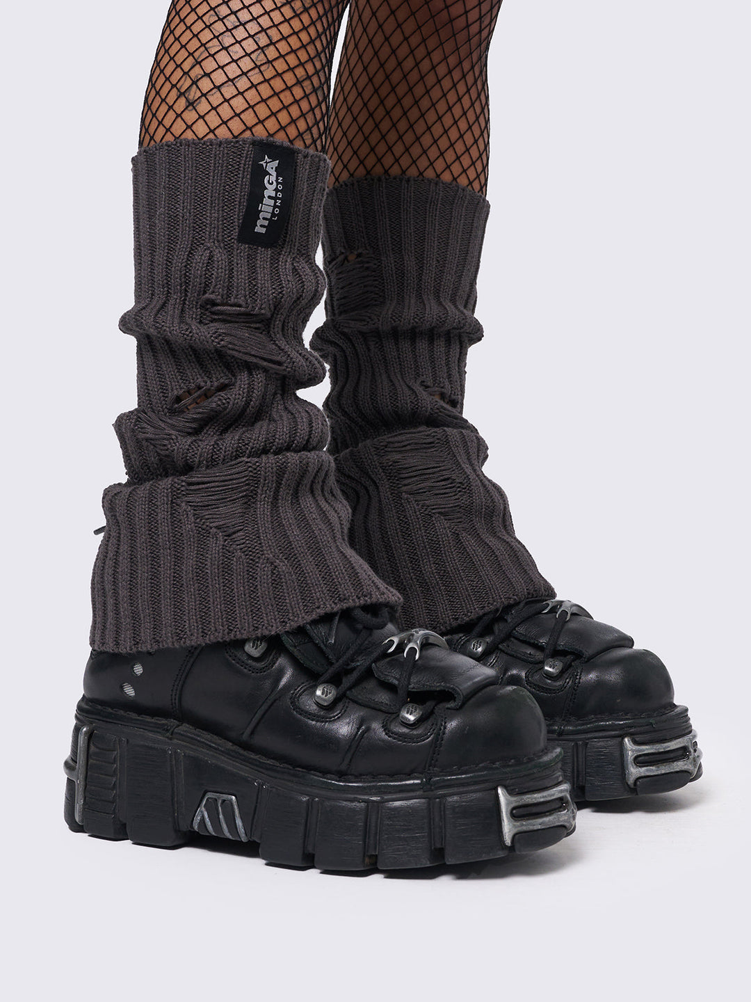 【MORE THAN BLACK】LEATHER LEG WARMER Motor All Black Soft Lowers Chaps Leg Warmer Fairing For