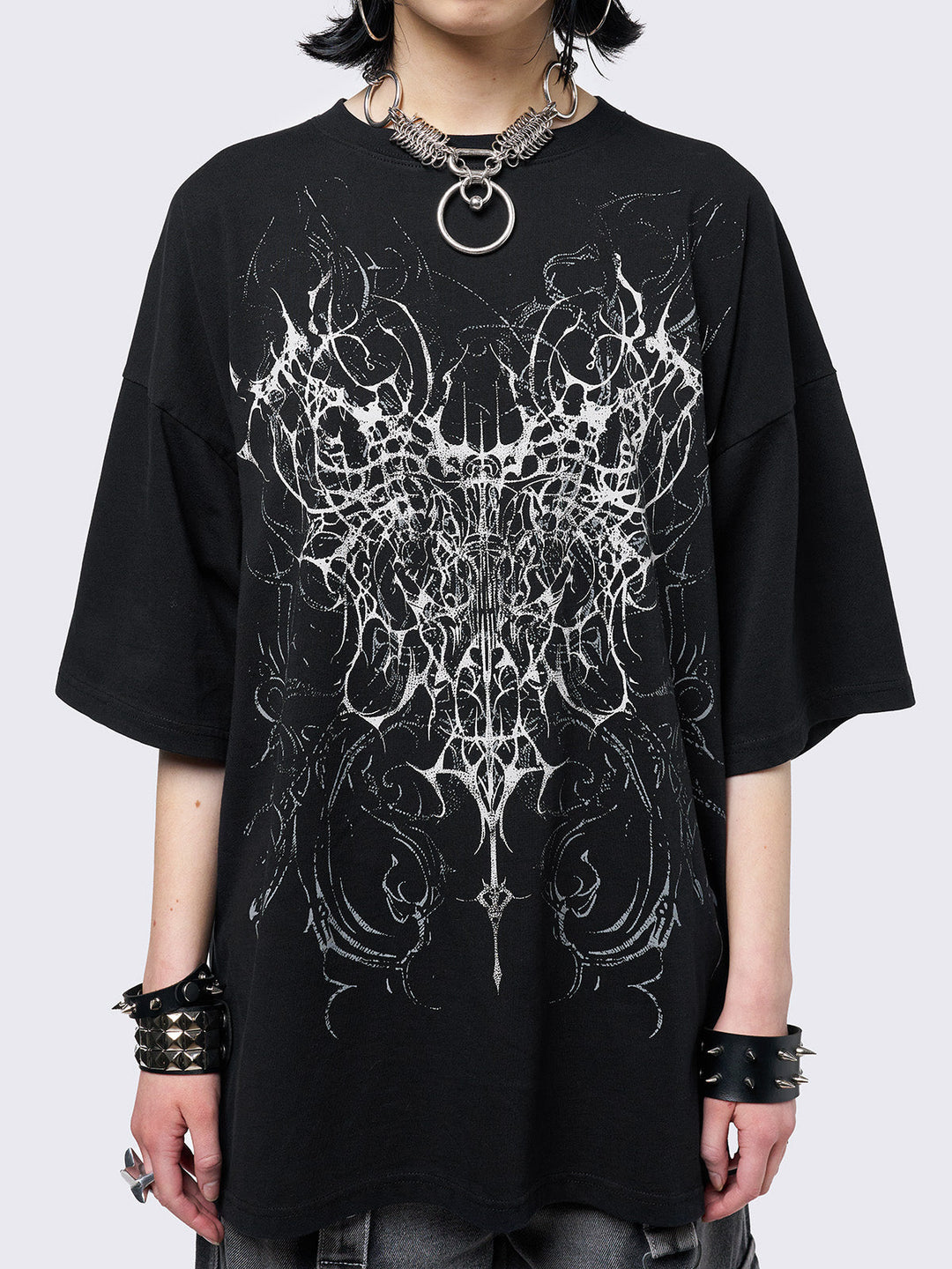 【massnoun】22FW★ DARK CLOUD OVERSIZED SHIRTS DARK CLOUD OVERSIZED SHIRTS - MASSNOUN | 60% - Asian Fashion