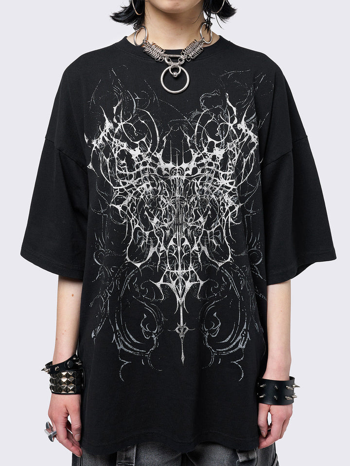 beautiful people × By ttt. T-shirt Black beautiful people × By ttt. T-shirt Black