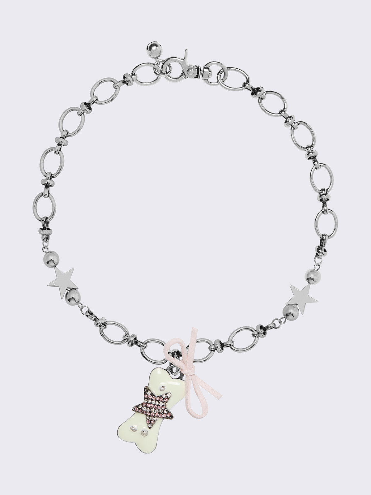 Stellar Pup Silver Charm Necklace