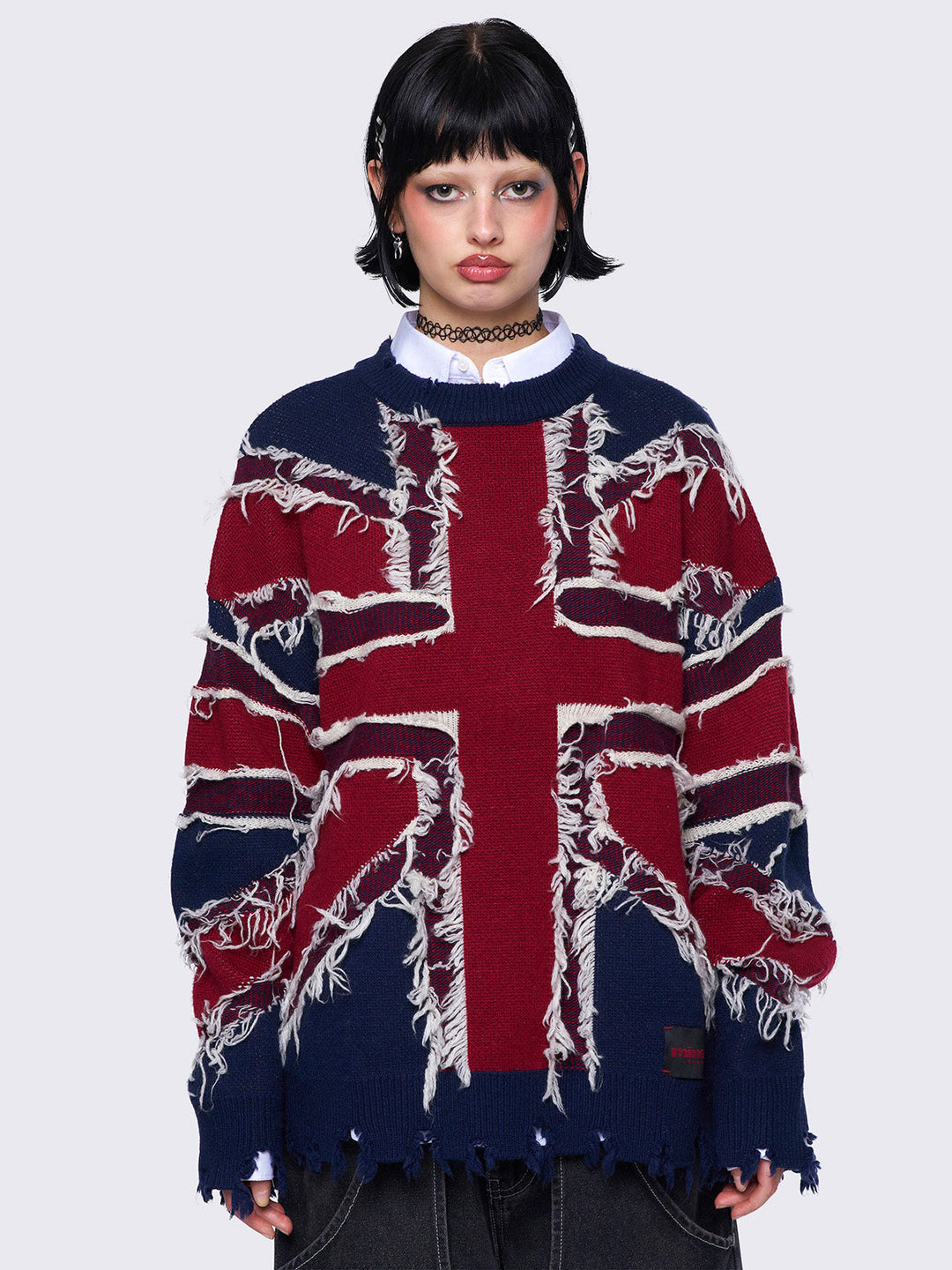 Union Jack Distressed Jumper - UK flag | Minga London – Minga