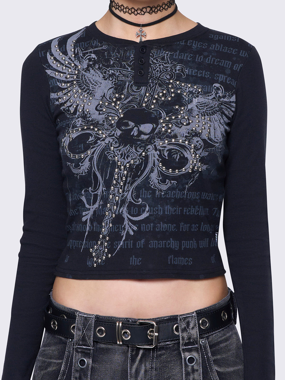 Winged Darkness Top