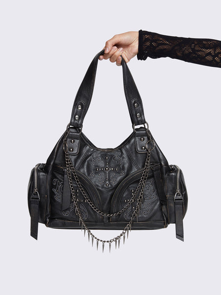 minga london bag opium y2k V系 archive Denim Bag | Y2K, Grunge & Alt Fashion Accessories | Minga