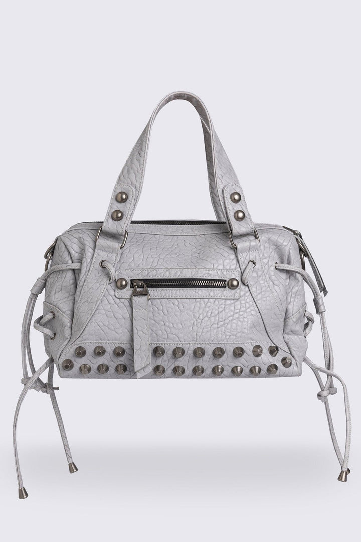 White Vegan Leather Shoulder Bag | Minga London