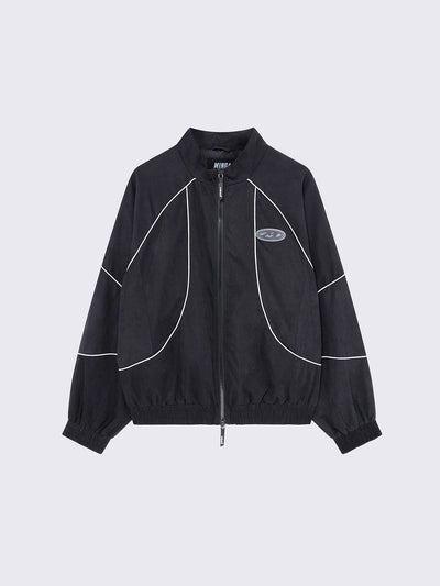 Awake Black Windbreaker Jacket