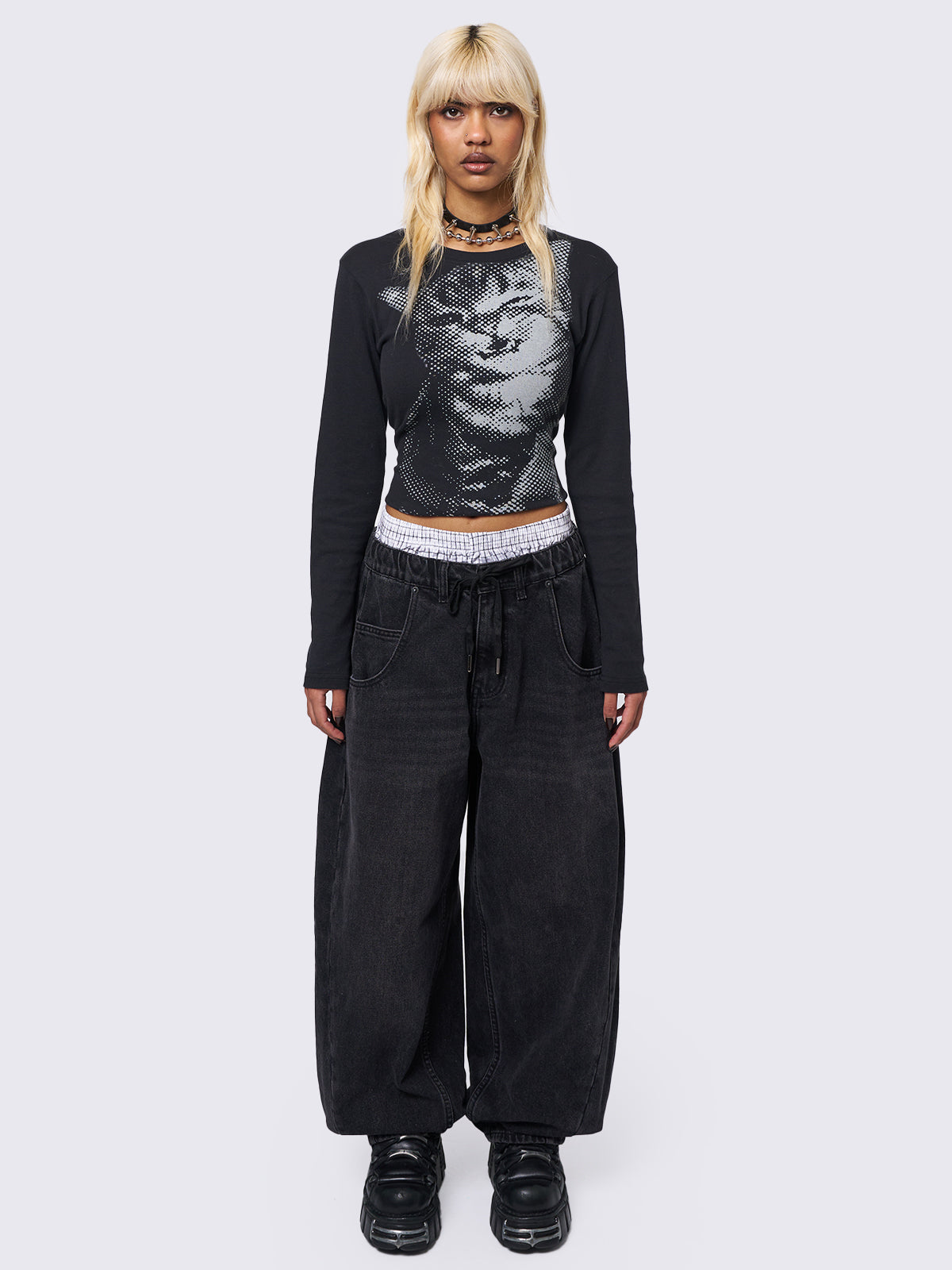 Bloom Black Balloon Jeans