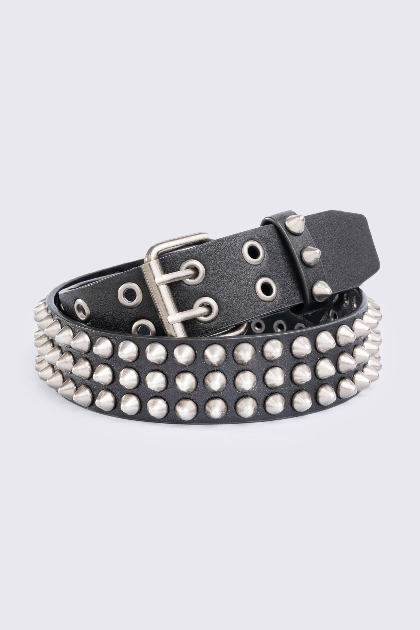 Black Spike Vegan Leather Belt | Minga London – Minga London US