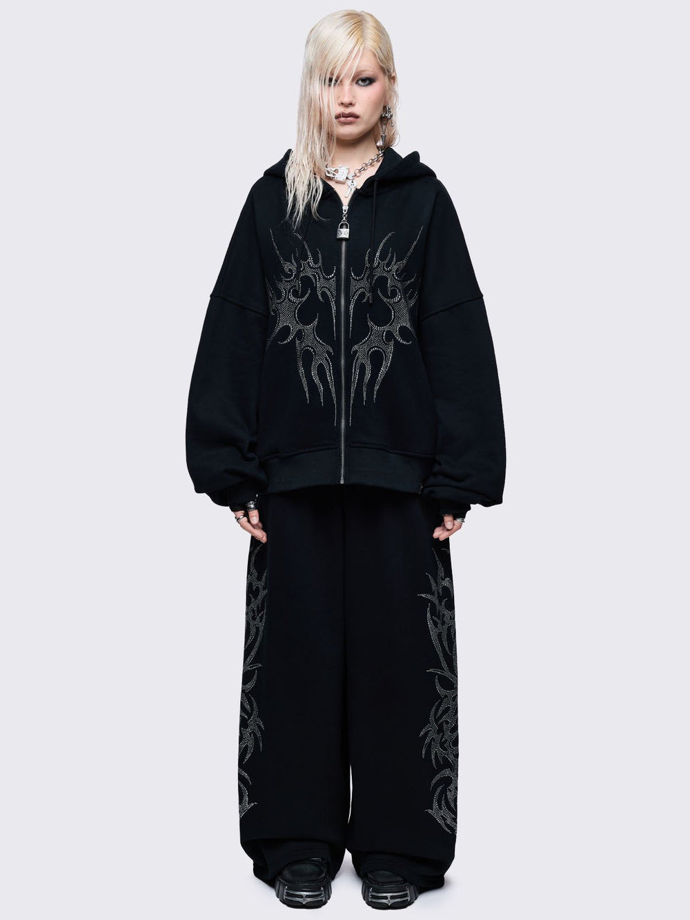 Y2K Grunge Loungewear Collection - Sweatpants, Hoodies