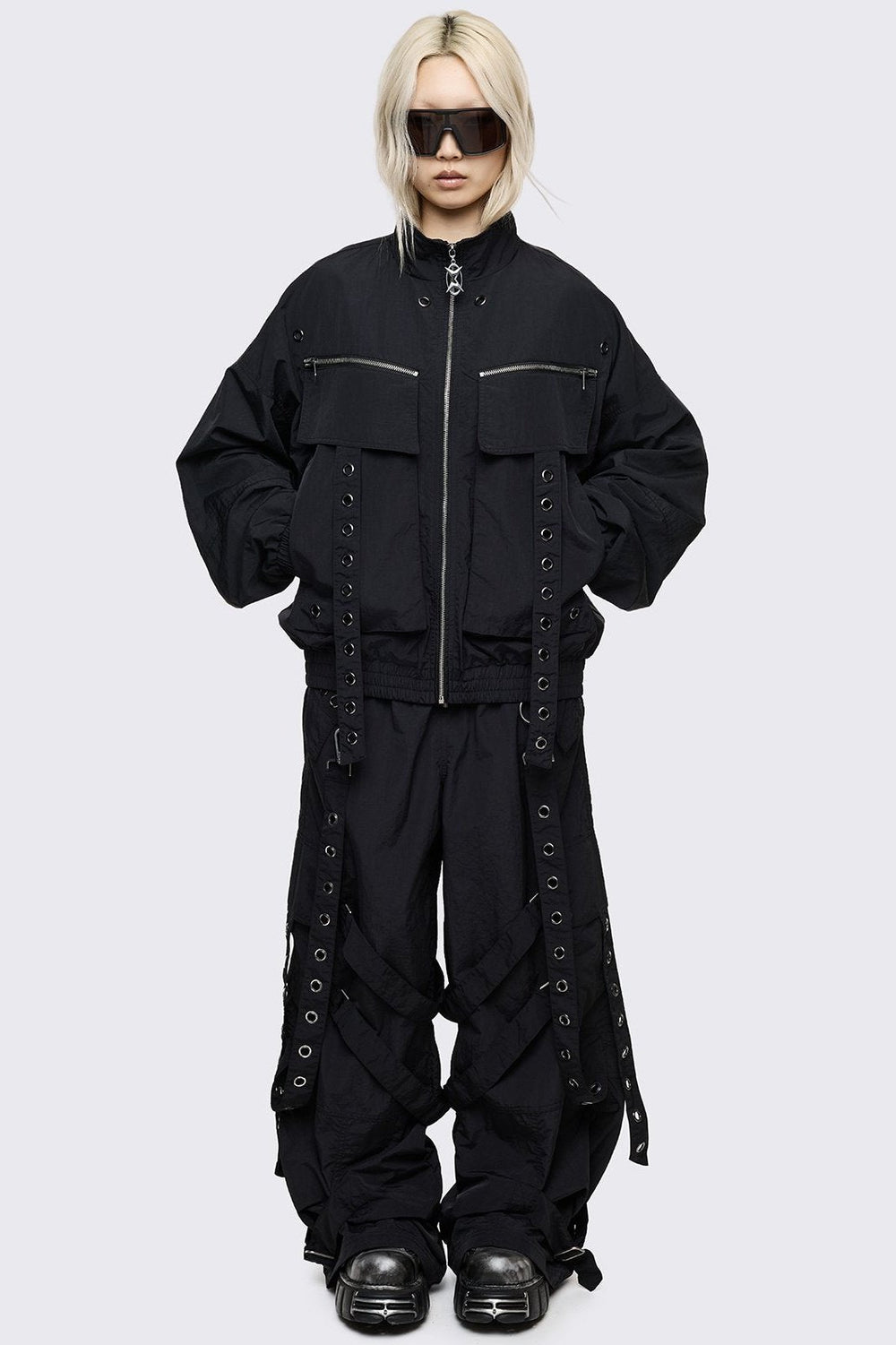 Grunge & Y2K Women's Jackets: Faux Fur, Bombers, Fleece Borgs