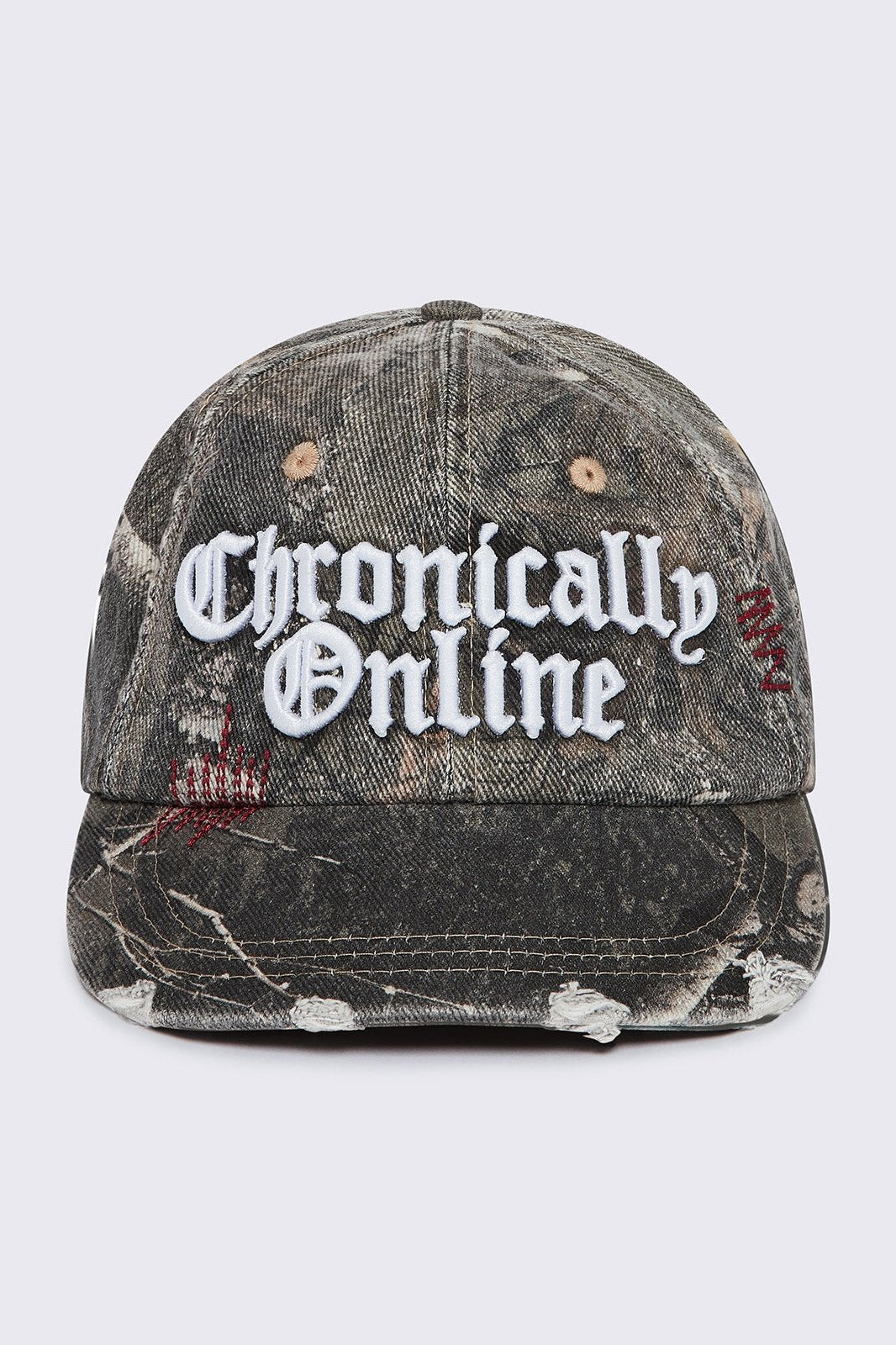 ALEXANDER DIGENOVA 25SS 迷彩CAP カモ　ダメージ加工 ALEXANDER DIGENOVA 'county Morgue' Cap in Green for Men | Lyst