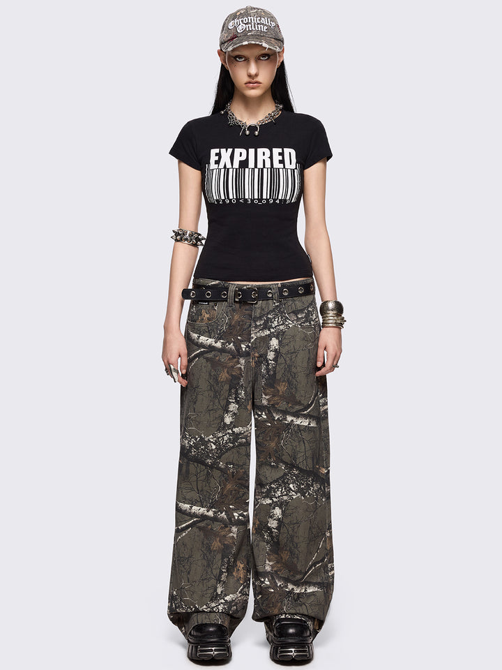 Baggy Camo Jeans with Real Tree Print | Minga London – Minga London US