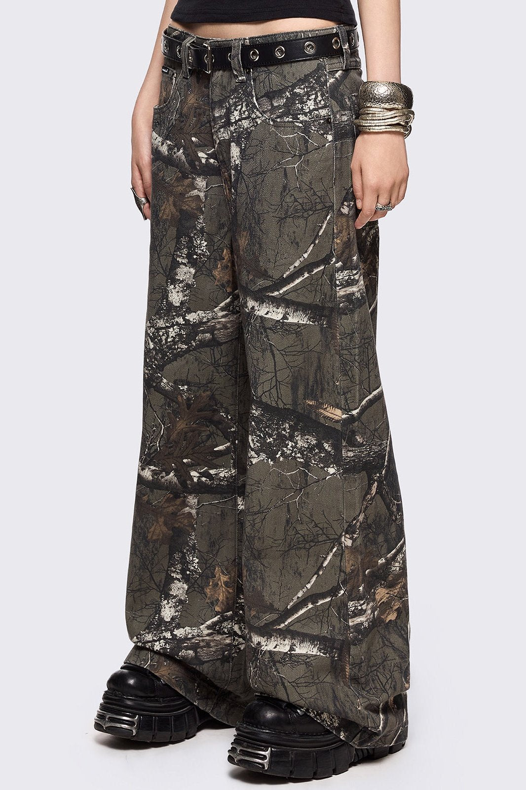 Baggy Camo Jeans with Real Tree Print | Minga London – Minga London US