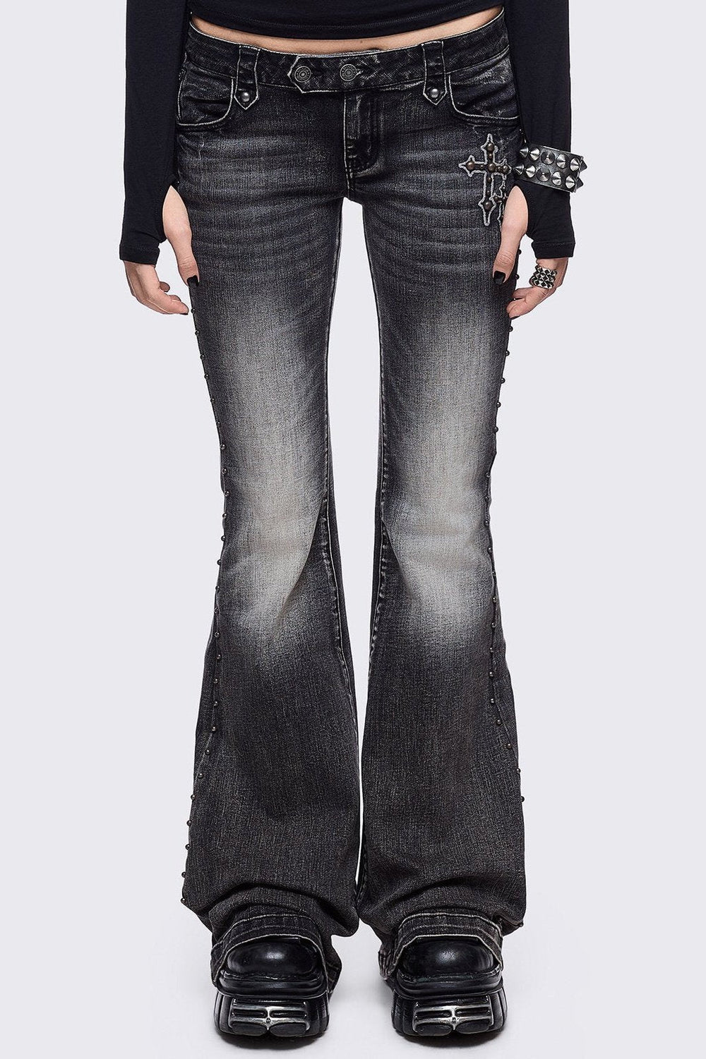 Grunge & Y2K Flare Jeans - Denim Collection | Minga London – Minga