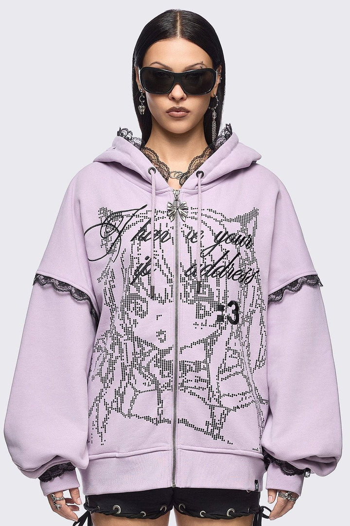 WEi MERRY RUi DAY Hoody Mサイズ　パーカー Mardi Mercredi（マルディメクルディ） パーカー OVERSIZED HOODY