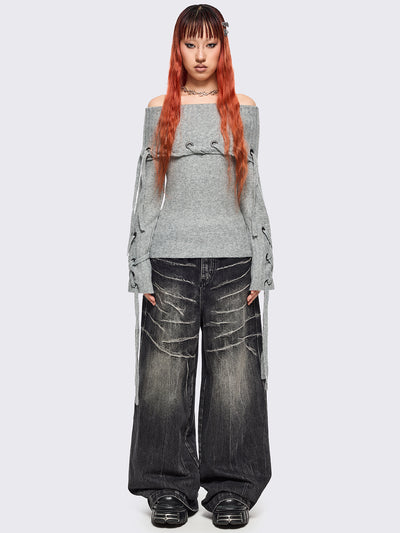 Lou Off-Shoulder Sweater