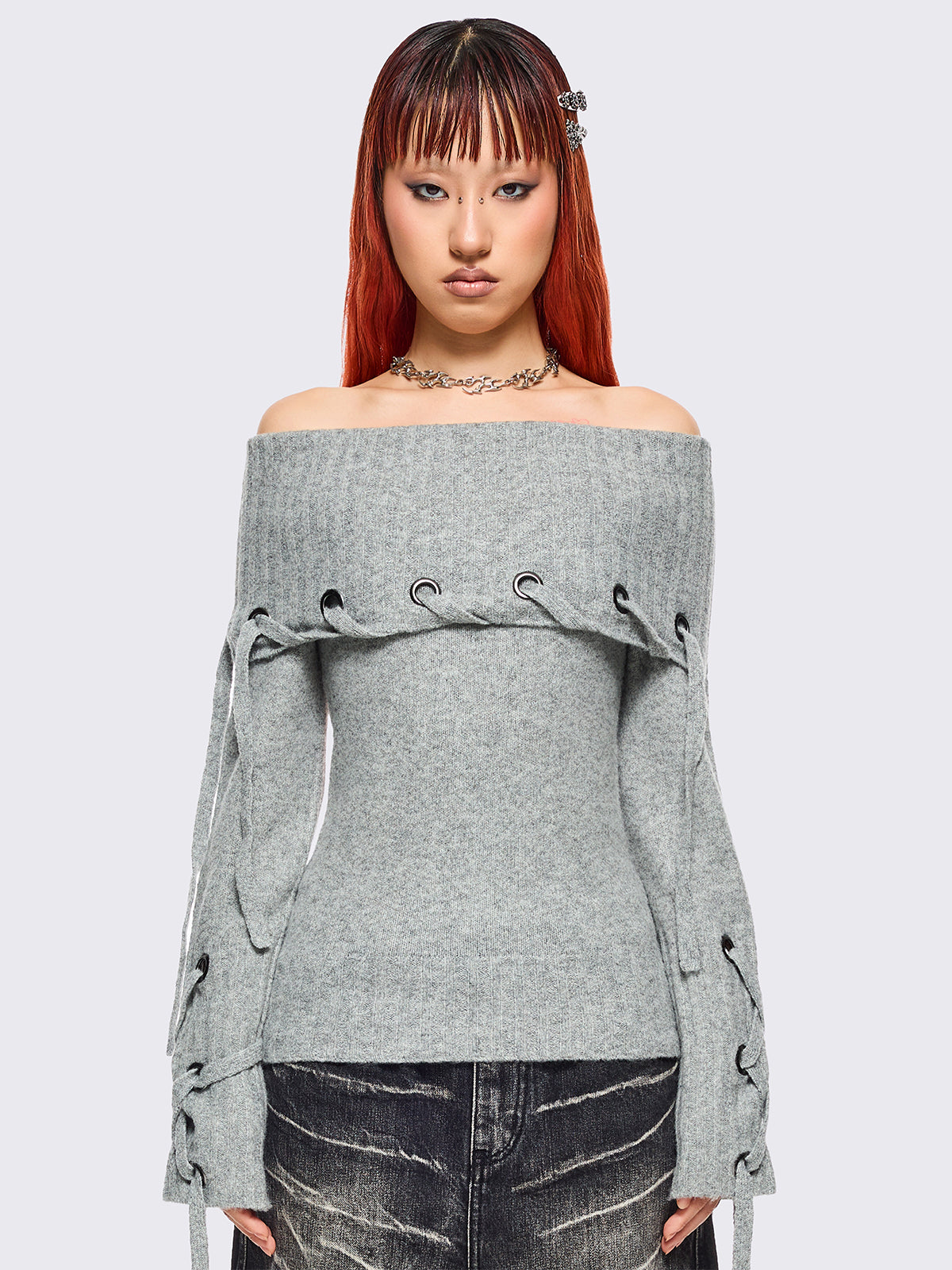 Lou Off-Shoulder Sweater
