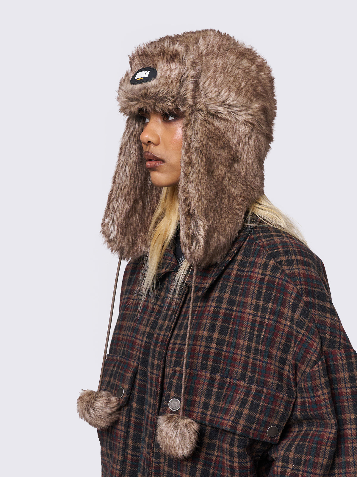 Masha Fluffy Trapper Hat