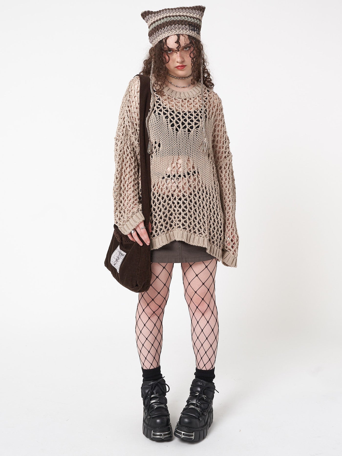 Metamorphosis Open Knit Jumper - Minga EU