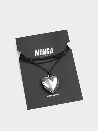 Chunky Heart Pendant Necklace - Minga EU