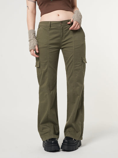 Eve Green Y2k Cargo Pants - Minga EU