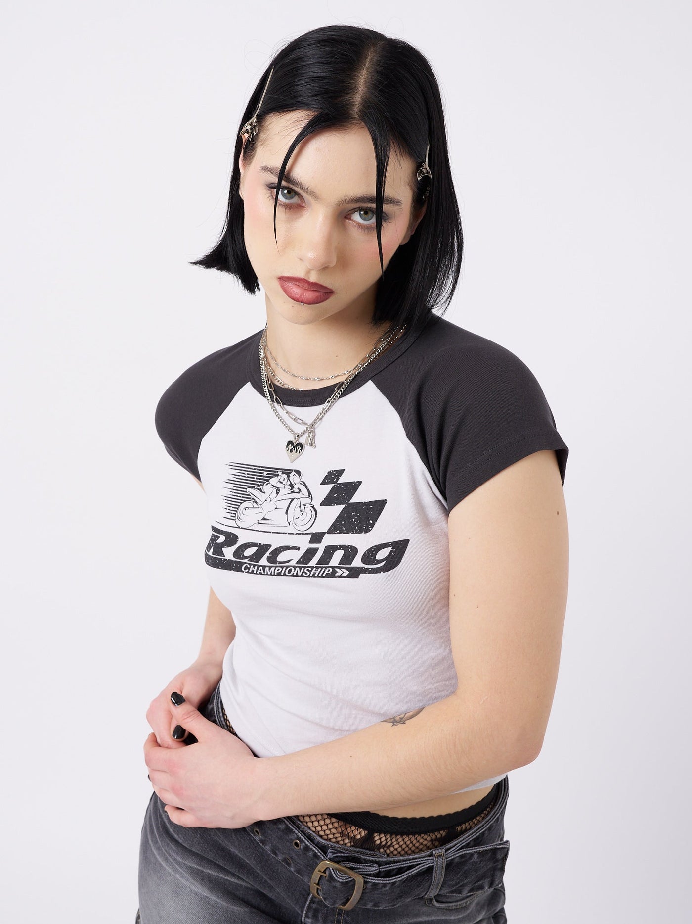 Motor Racing Raglan Baby Tee - Minga EU