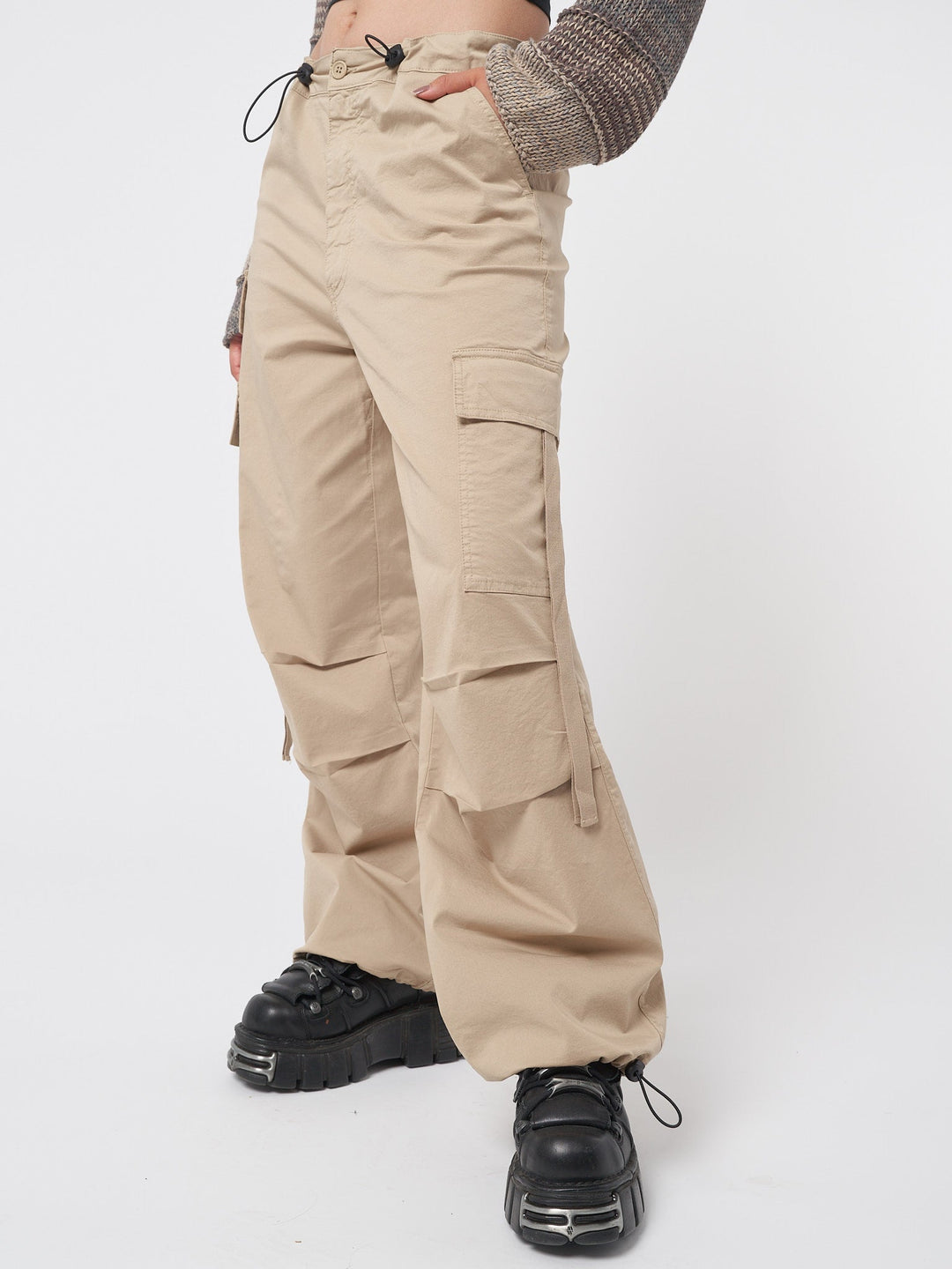 Fashion cargo pant beige