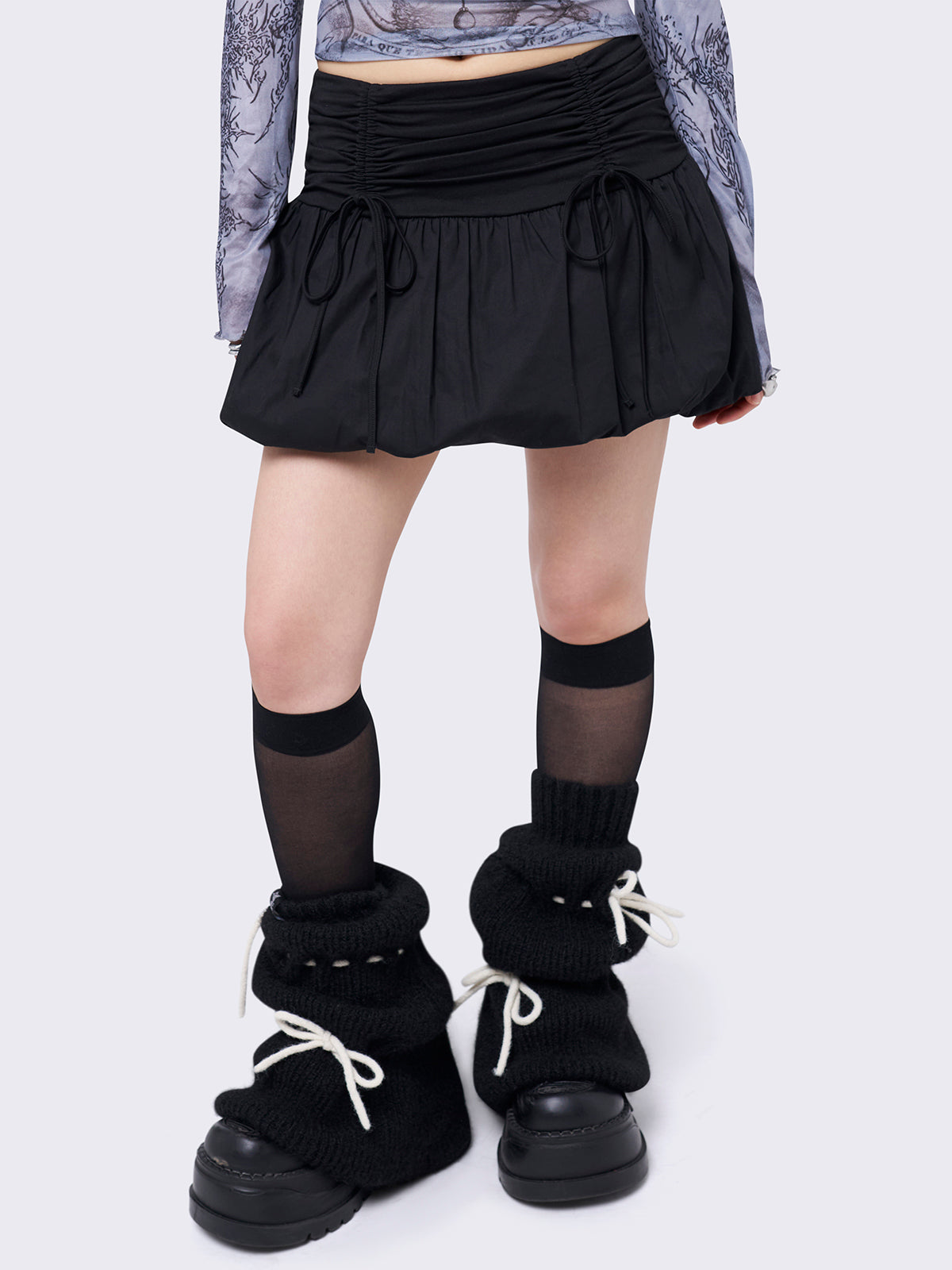 Nina Puffball Mini Skirt