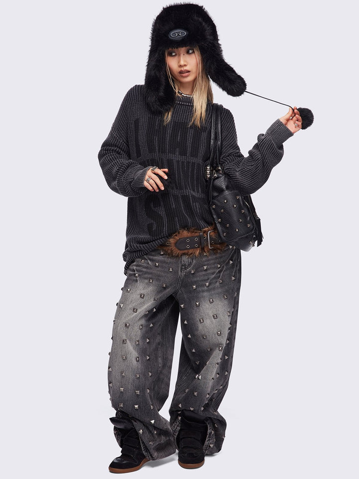 Black Faux Fur Trapper Hat | Minga London – Minga London US