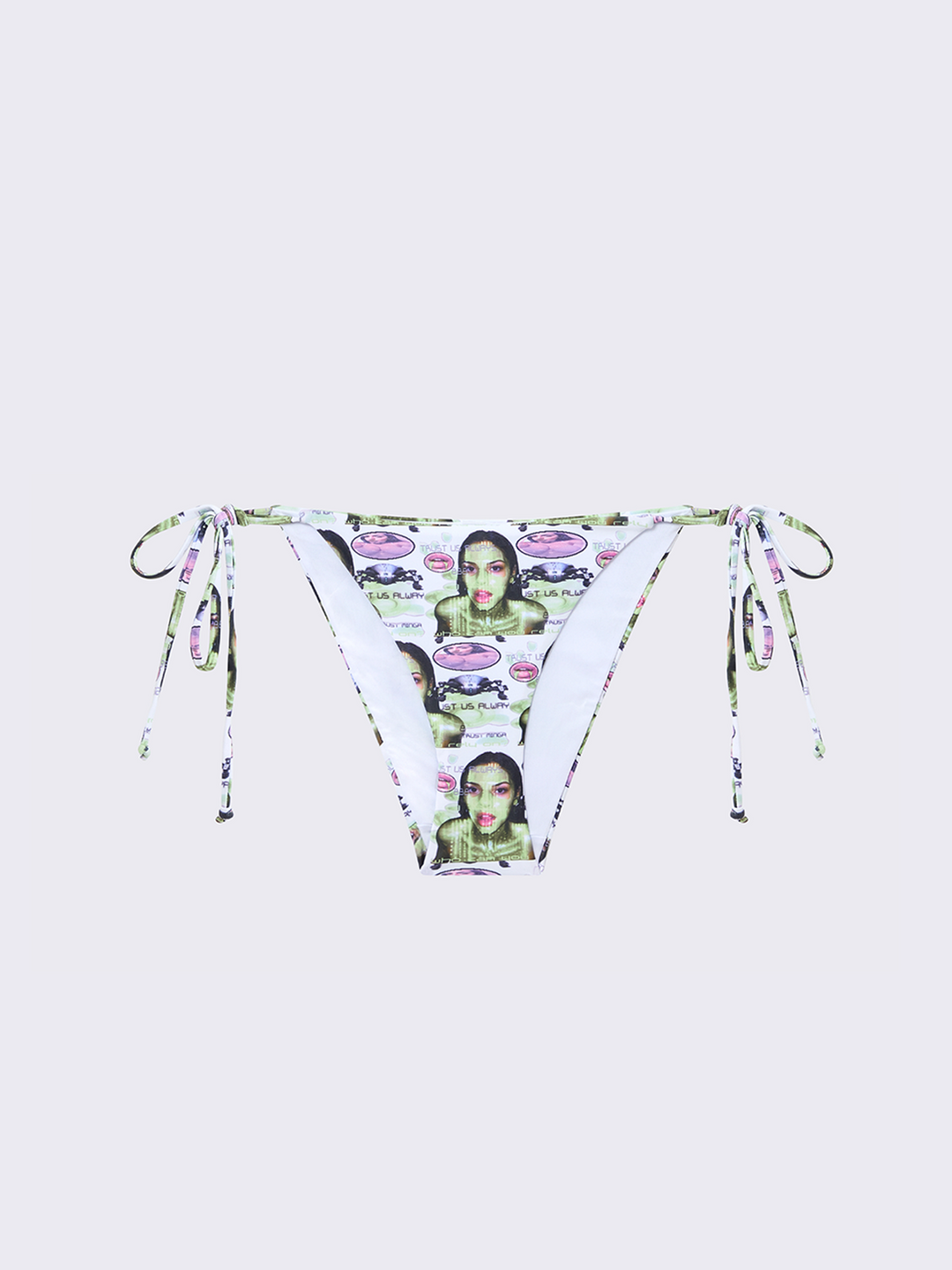 ◆ROCKCAKE◆ Pureline Logo Bikini Bottom White Roxy Women's Roxy Line Up Bikini Bottom at SwimOutlet.com