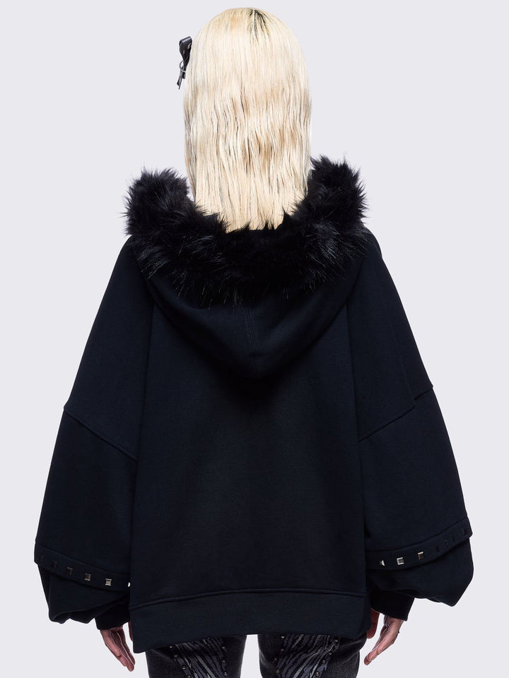 あおば着用　BEEDEN ZIP UP HOODED FUR BLOUSON あおば着用 BEEDEN ZIP UP HOODED FUR BLOUSON - メルカリ