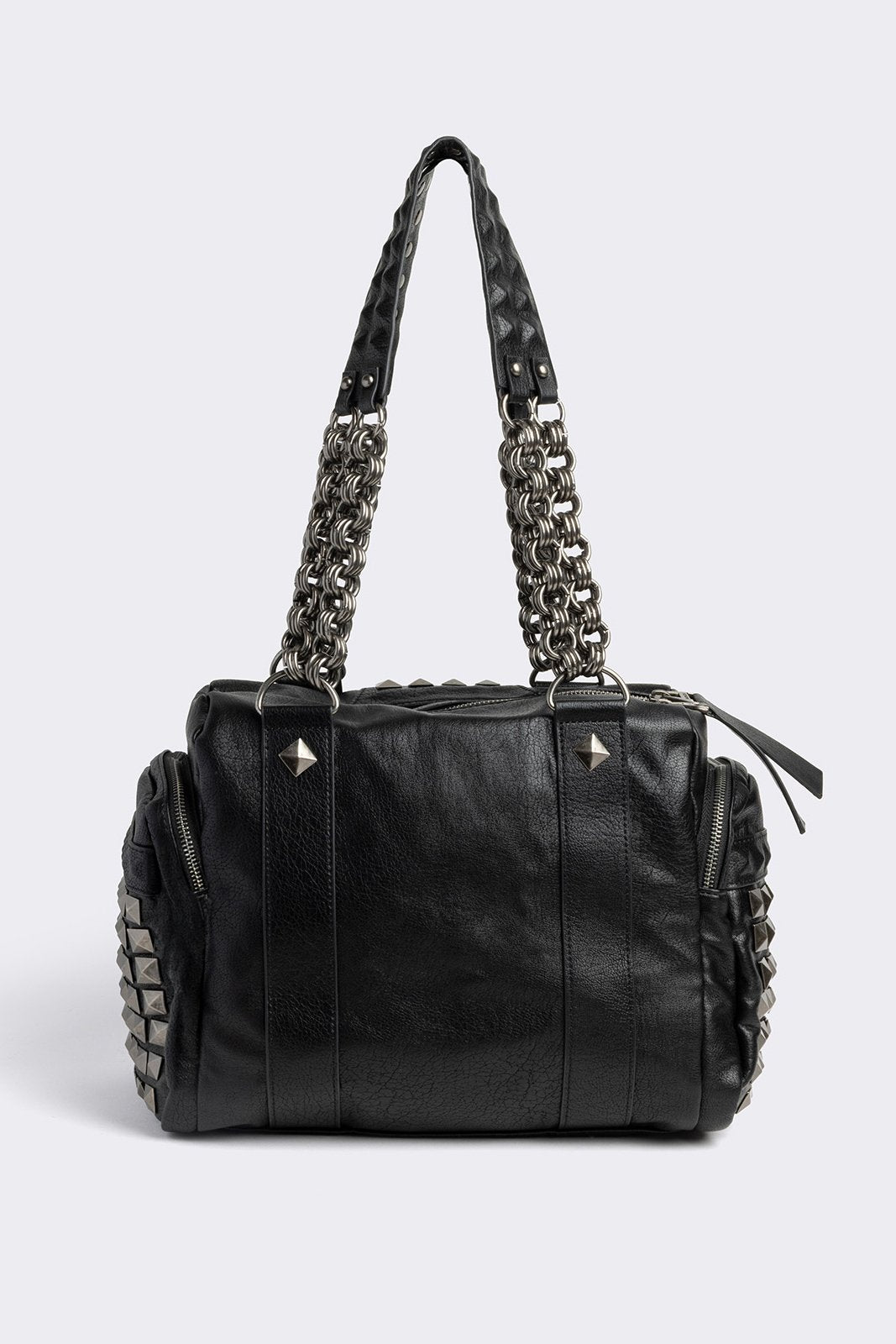 Vegan Faux Leather Studded Shoulder Bag | Minga London