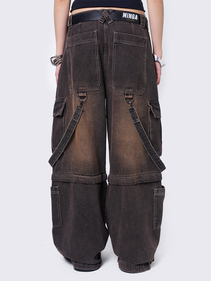 パンツ Minga London TREK CAMO CARGO JEANS Minga London TREK CAMO CARGO JEANS